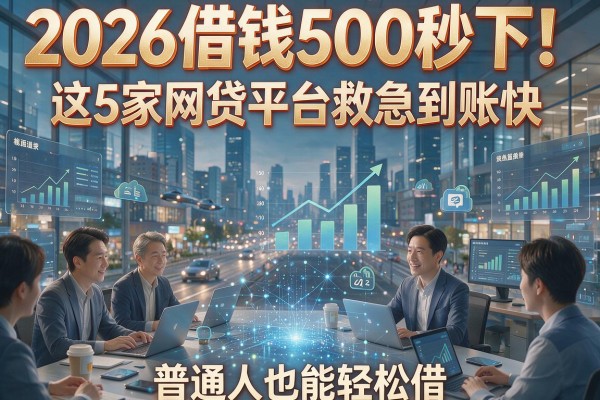 2026借钱500秒下！这5家网贷平台救急到账快，普通人也能轻松借