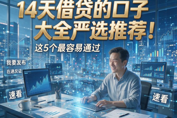 14天借贷的口子大全严选推荐!这5个最容易通过,速看!
