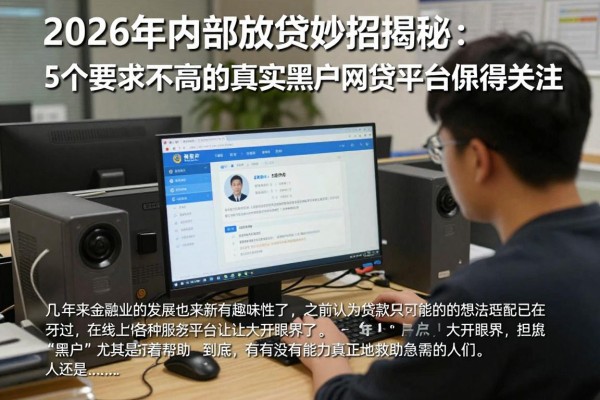 2026年内部放贷妙招揭秘：5个要求不高的真实黑户网贷平台值得关注