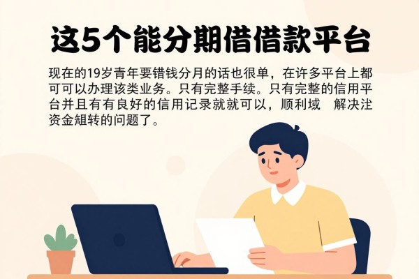 19岁必看！这5个能分期借款平台，1000元轻松借