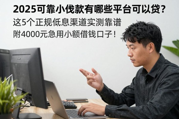2025可靠小额贷款有哪些平台可以贷？这5个正规低息渠道实测靠谱，附4000元急用小额借钱口子！