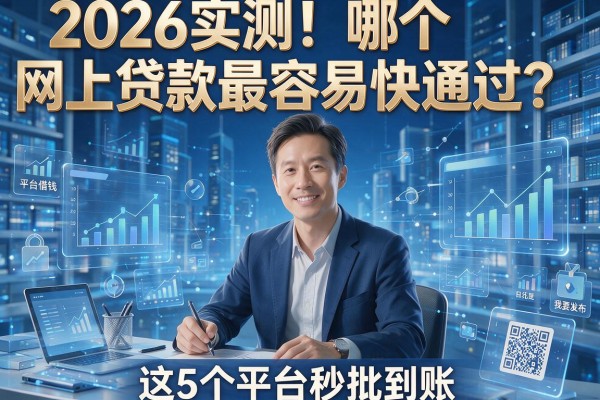 2026实测！哪个网上贷款最容易快通过？这5个平台秒批到账！