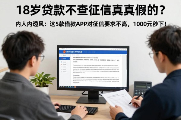 18岁贷款不查征信真的假的？内行人透风：这5款借款APP对征信要求不高，1000元秒下！