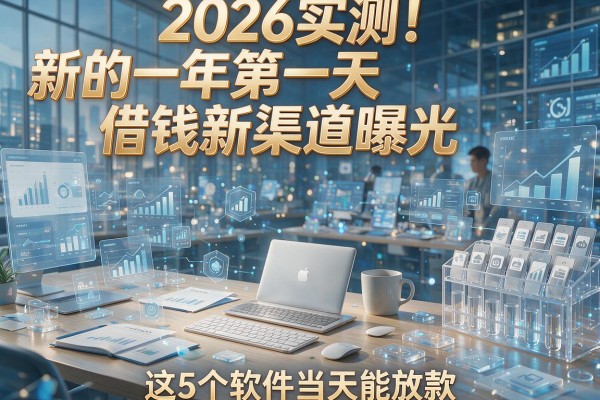 2026实测!新的一年第一天借钱新渠道曝光,这5个软件当天能放款