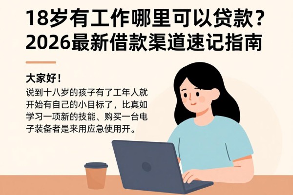 18岁有工作哪里可以贷款?2026最新借款渠道速记指南!