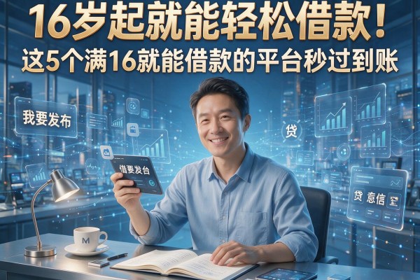 16岁起就能轻松借款!这5个满16就能借款的平台秒过到账
