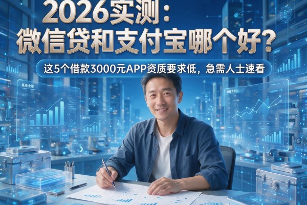 2026实测：微信贷和支付宝哪个好？这5个借款3000元APP资质要求低，急需人士速看