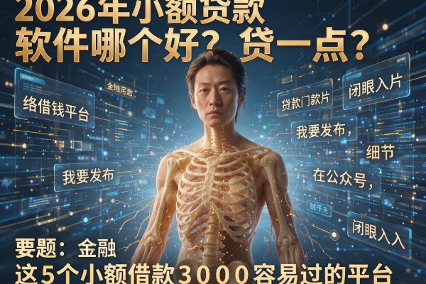 2026年小额贷款软件哪个好贷一点？这5个小额借款3000容易过的平台闭眼入