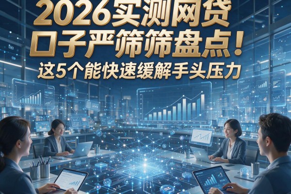 2026实测网贷口子严筛盘点！这5个能快速缓解手头压力