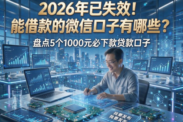 2026年已失效!能借款的微信口子有哪些?盘点5个1000元必下款贷款口子