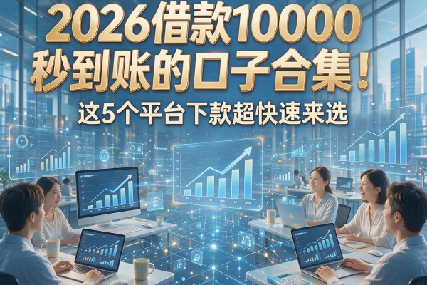 2026借款1000秒到账的口子合集！这5个平台下款超快速来选