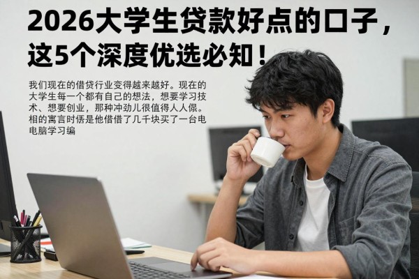 2026大学生贷款好点的口子，这5个深度优选必知！