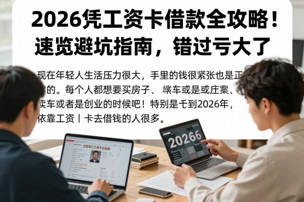 2026凭工资卡借款全攻略！速览避坑指南，错过亏大了