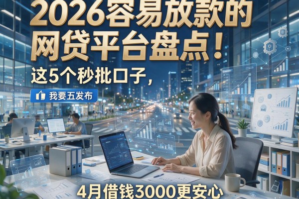 2026容易放款的网贷平台盘点!这5个秒批口子,4月借钱3000更安心