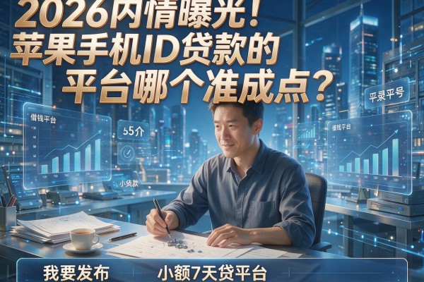 2026内情曝光！苹果手机ID贷款的平台哪个准成点？附5个小额7天贷平台