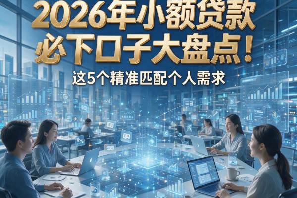 2026年小额贷款必下口子大盘点！这5个精准匹配个人需求
