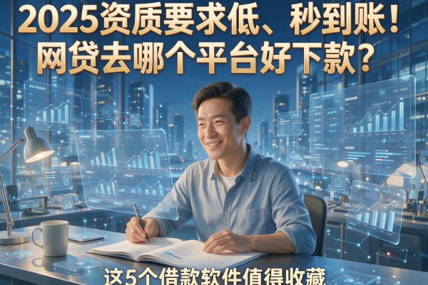 2025资质要求低、秒到账！网贷去哪个平台好下款？这5个借款软件值得收藏