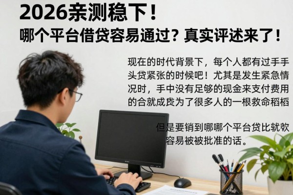 2026亲测稳下！哪个平台借贷容易通过？真实评述来了！