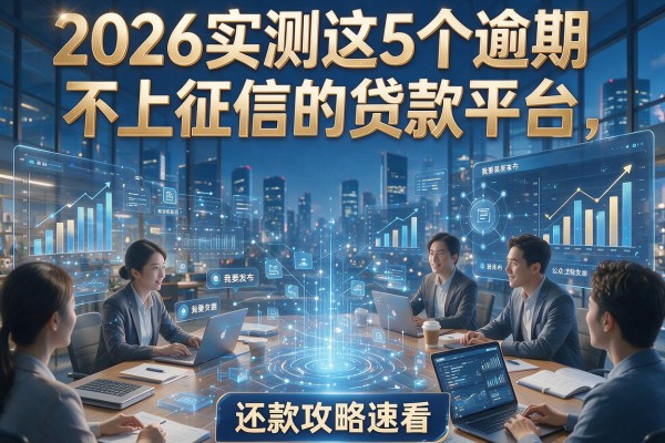 2026实测这5个逾期不上征信的贷款平台，还款攻略速看！