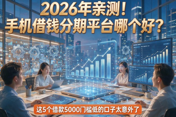 2026年亲测!手机借钱分期平台哪个好?这5个借款5000门槛低的口子太意外了