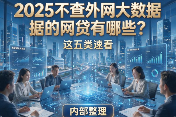 2025不查外网大数据的网贷有哪些?这五类速看,内部整理!