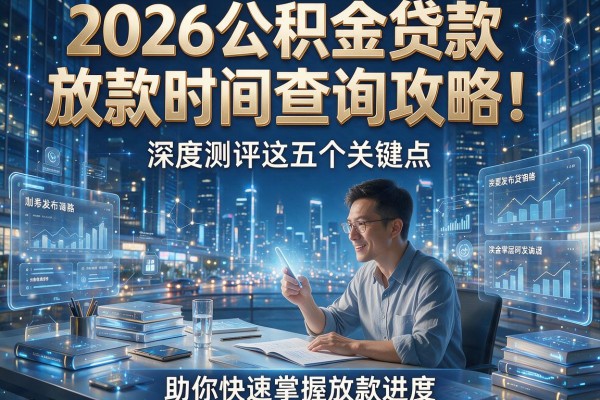 2026公积金贷款放款时间查询攻略！深度测评这五个关键点，助你快速掌握放款进度！