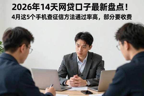 2026年14天网贷口子最新盘点！4月这5个手机查征信方法通过率高，部分要收费