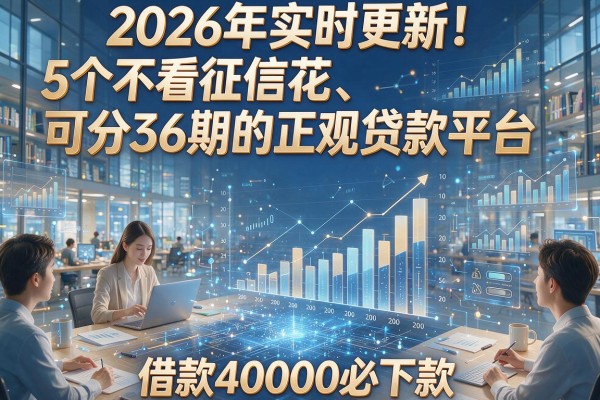 2026年实时更新！5个不看征信花、可分36期的正规贷款平台，借款40000必下款