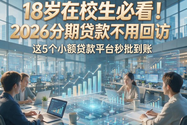 18岁在校生必看！2026分期贷款不用回访，这5个小额贷款平台秒批到账