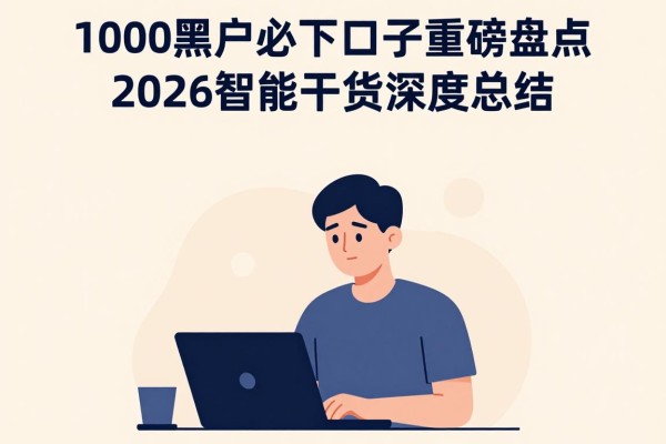 1000黑户必下口子重磅盘点！2026智能干货深度总结，速看