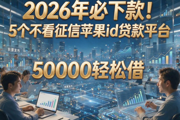 2026年必下款！5个不看征信苹果id贷款平台，50000轻松借