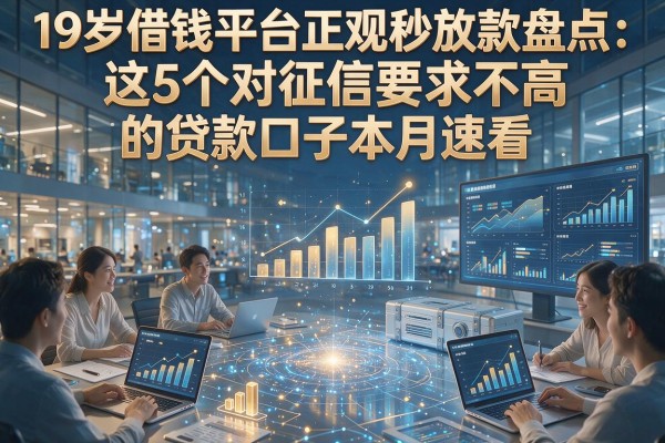 19岁借钱平台正规秒放款盘点:这5个对征信要求不高的贷款口子本月速看