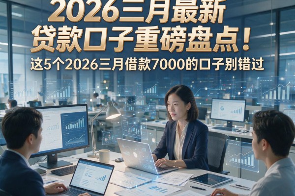 2026三月最新贷款口子重磅盘点！这5个2026三月借款7000的口子别错过