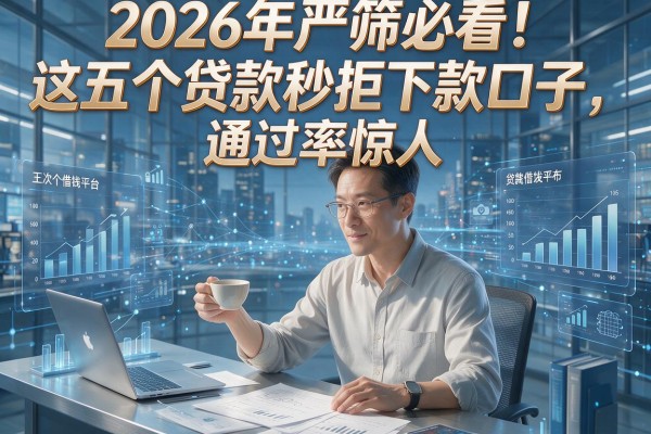 2026年严筛必看!这五个贷款秒拒下款口子,通过率惊人!