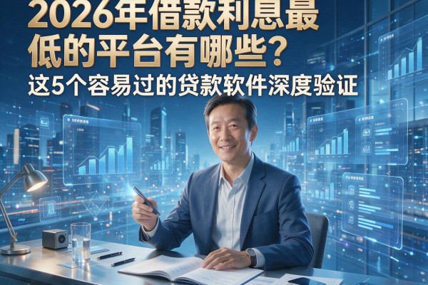 2026年借款利息最低的平台有哪些?这5个容易过的贷款软件深度验证!