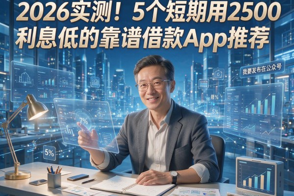 2026实测!5个短期用2500利息低的靠谱借款App推荐