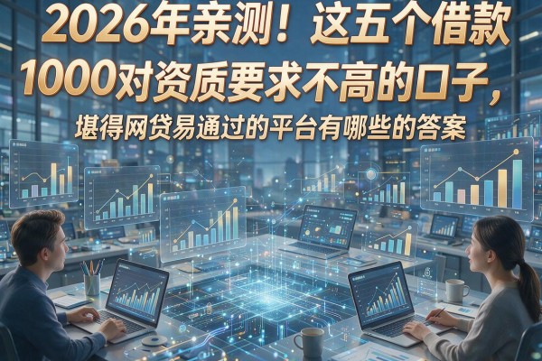 2026年亲测！这五个借款1000对资质要求不高的口子，堪称网贷易通过的平台有哪些的答案