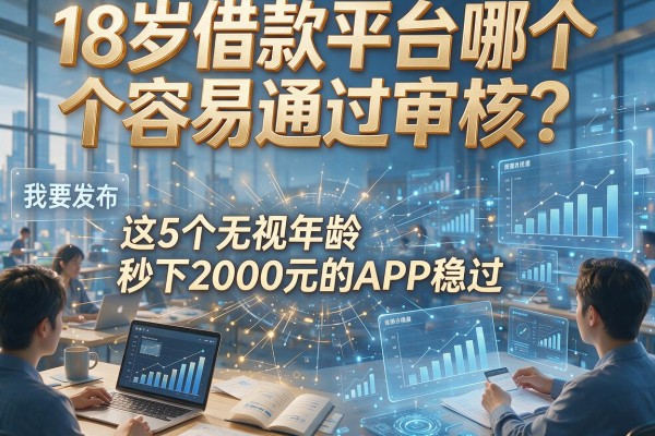 18岁借款平台哪个容易通过审核?这5个无视年龄秒下2000元的APP稳过!