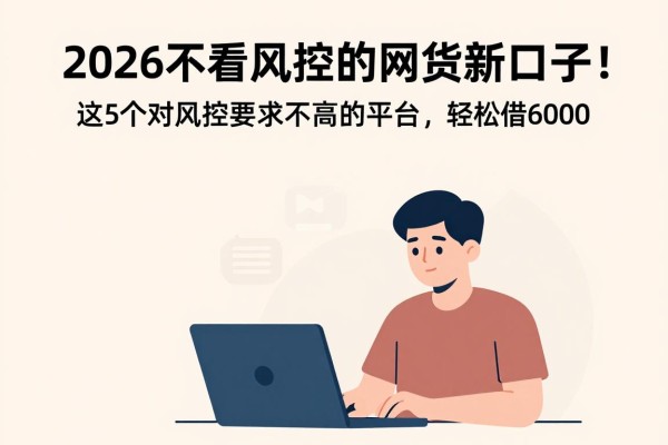 2026不看风控的网贷新口子！这5个对风控要求不高的平台，轻松借6000