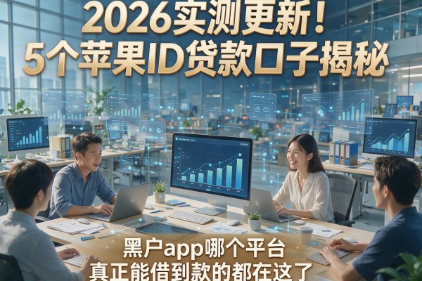 2026实测更新！5个苹果ID贷款口子揭秘，黑户app哪个平台真正能借到款的都在这了