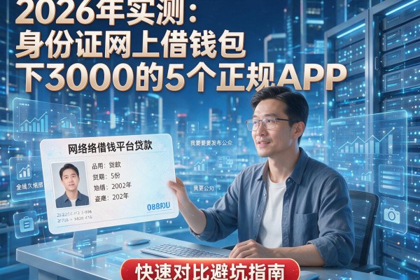 2026年实测：身份证网上借钱包下3000的5个正规APP，快速对比避坑指南！