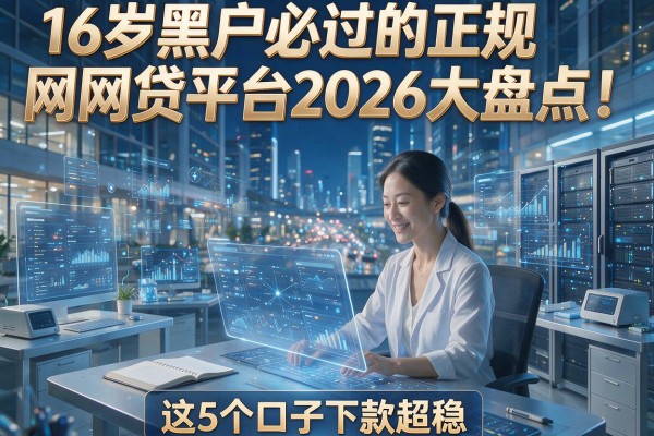 16岁黑户必过的正规网贷平台2026大盘点!这5个口子下款超稳