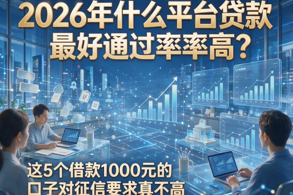 2026年什么平台贷款最好通过率高？这5个借款1000元的口子对征信要求真不高