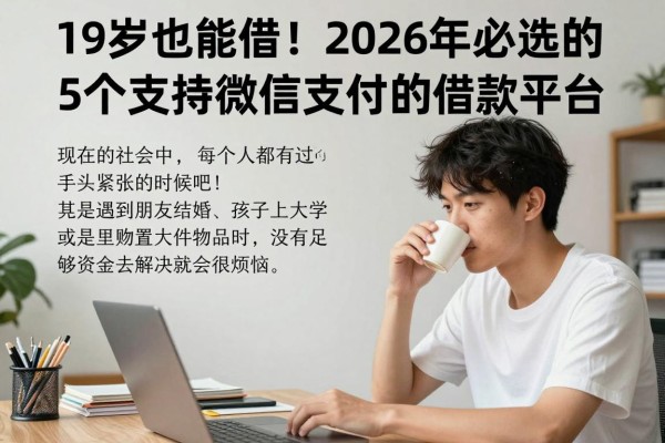 19岁也能借！2026年必选的5个支持微信支付的借款平台