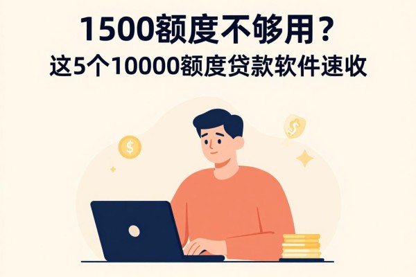 1500额度不够用？这5个10000额度贷款软件速收，2026别错过