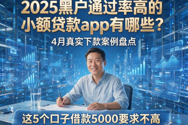 2025黑户通过率高的小额贷款app有哪些？4月真实下款案例盘点，这5个口子借款5000要求不高