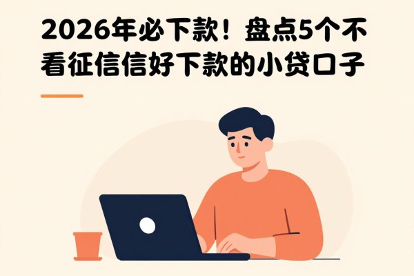 2026年必下款！盘点5个不看征信好下款快的小贷口子，黑户借钱真不少