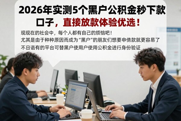 2026年实测5个黑户公积金认证秒下款的口子,直接放款体验优选!