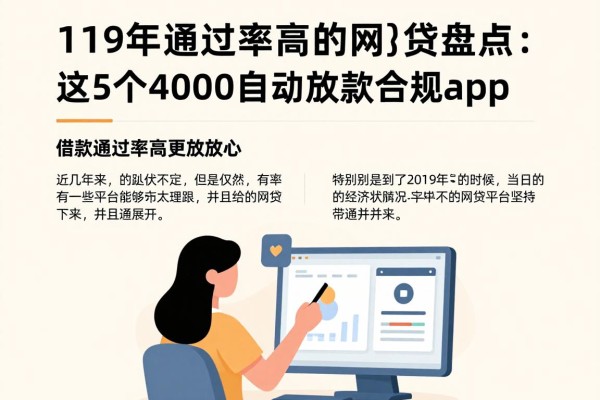 19年通过率高的网贷盘点:这5个4000自动放款合规app,借款通过率高更放心