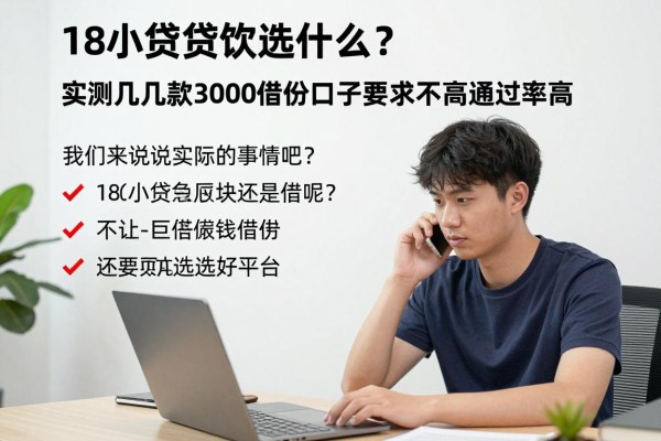 18小额贷款选什么?实测这几款3000借款口子要求不高通过率高!